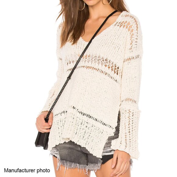 Free People Belong To You Open Work Sweater Large - Picture 11 of 11
